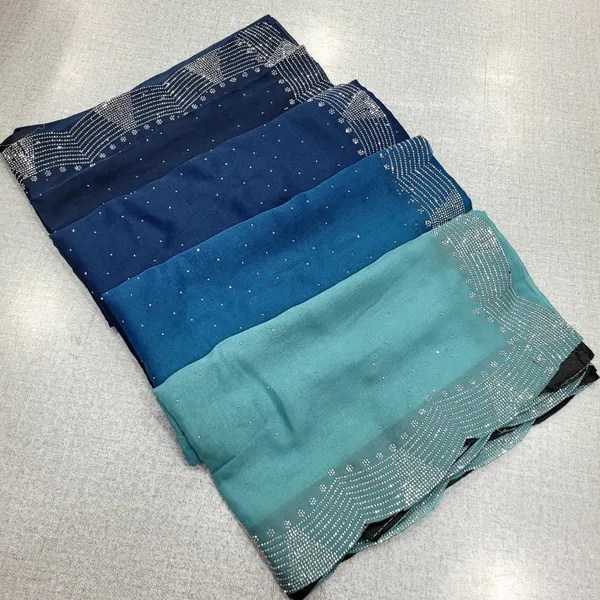 Soft 3 Colour Rangoli Silk Saree with Stone Work | SR272